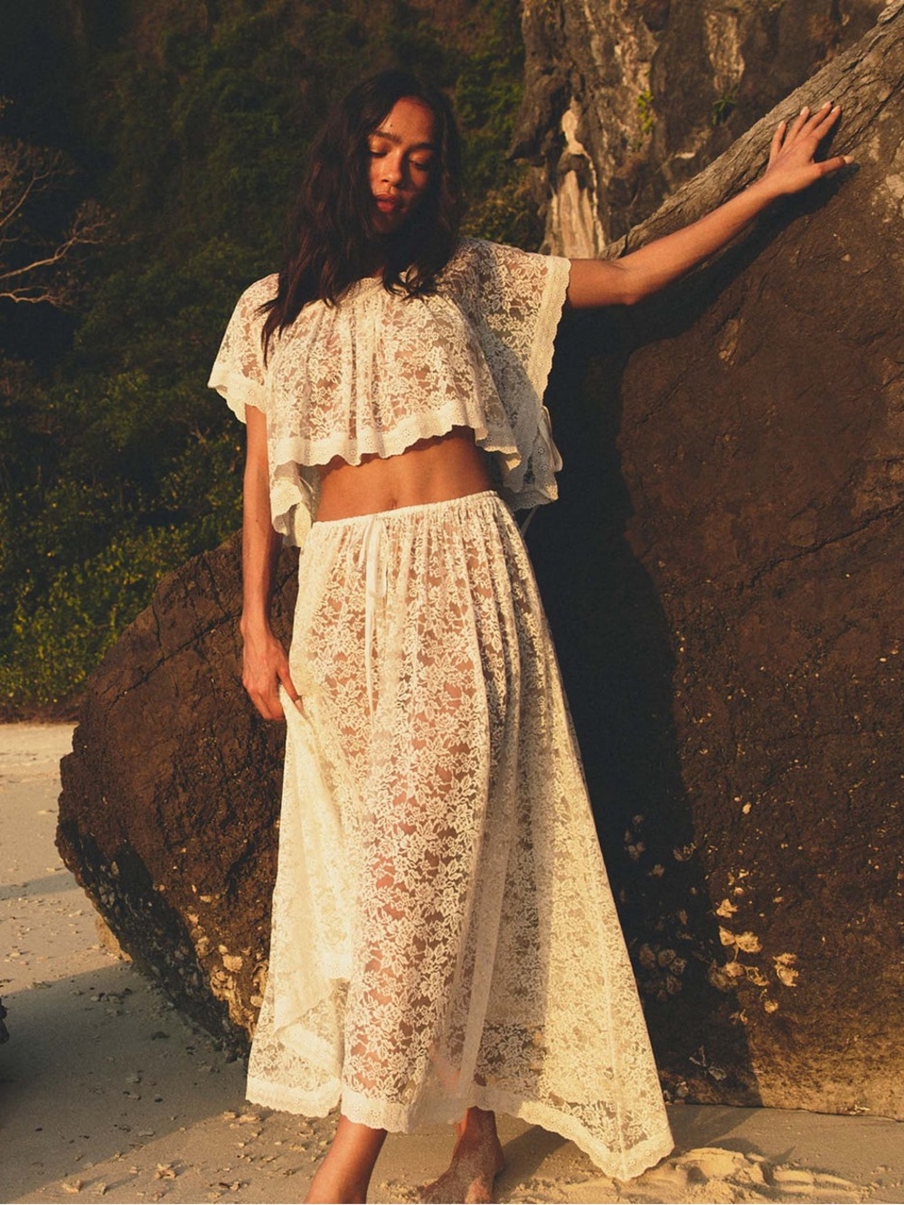 NWOT Zinnia Skirt in Salt